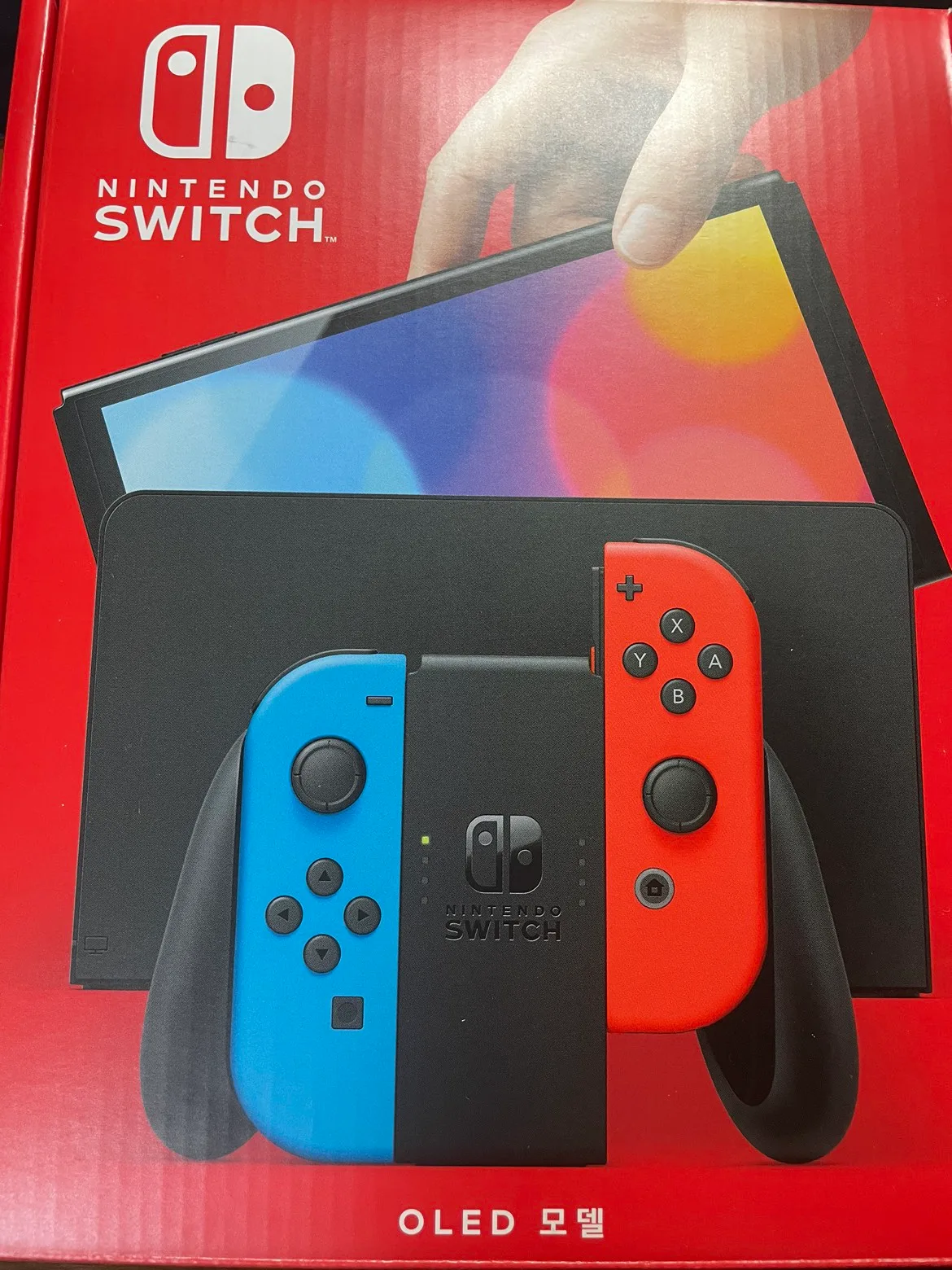 닌텐도 스위치 OLED 네온 팝니다.