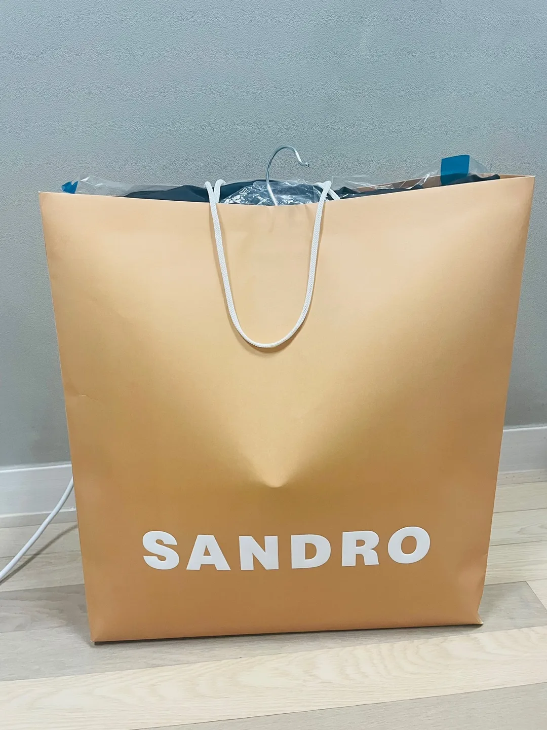 산드로 sandro 구스 롱패딩 중고