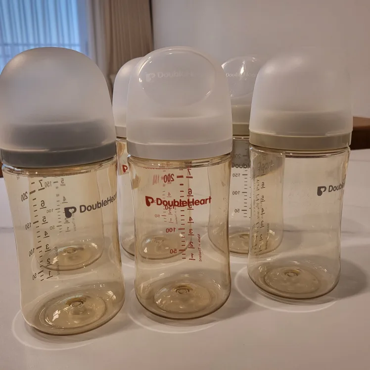 더블하트 젖병 240ml 6개 (중고)