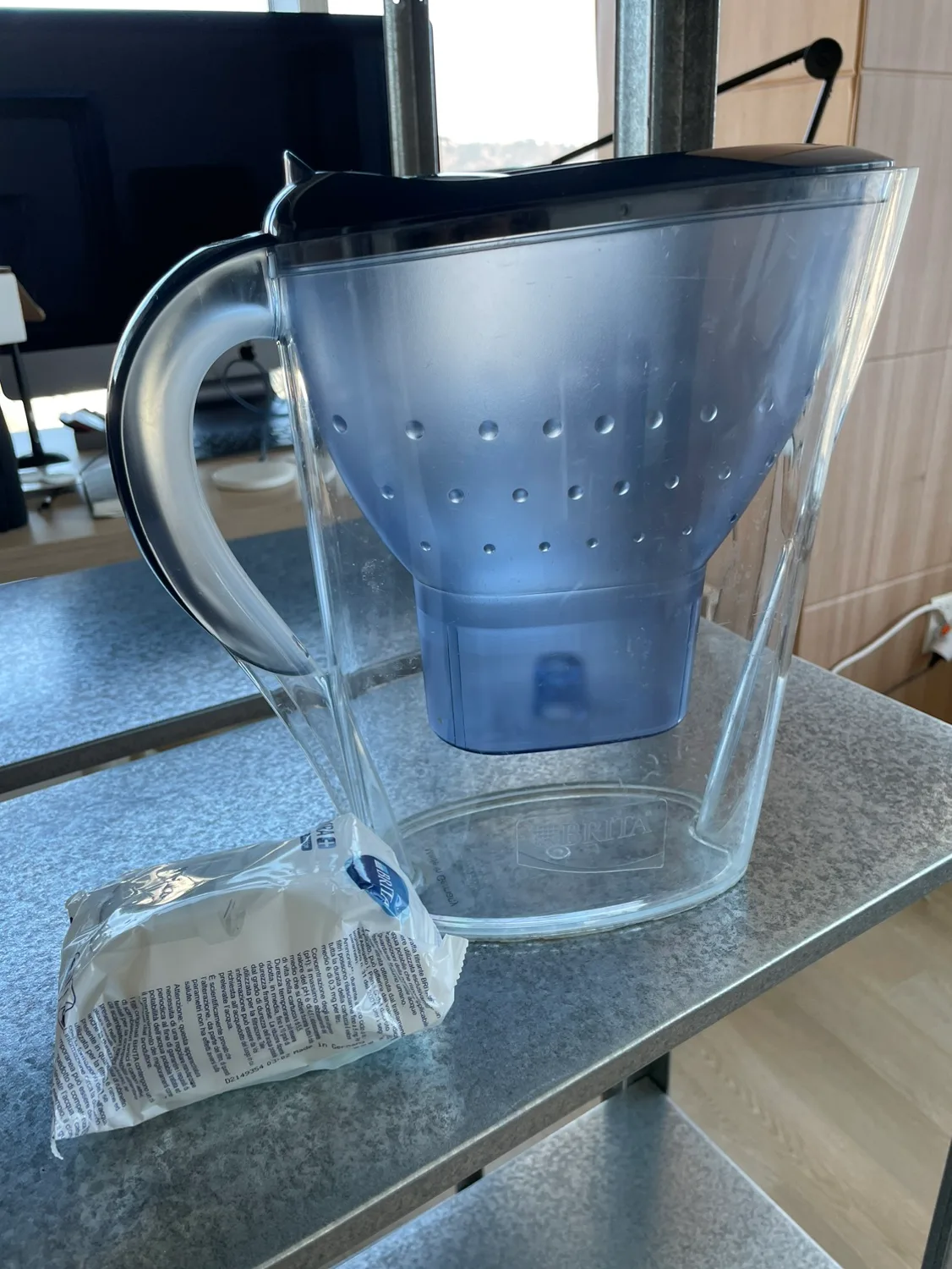 브리타 새 필터와 중고 정수기