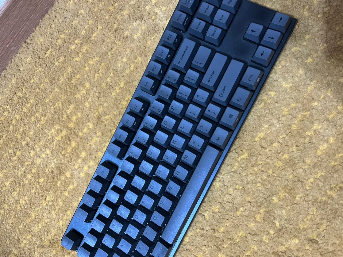 바밀로 RE PBT 염료 승화 키캡 영문 분리형 유선키보드 갈축