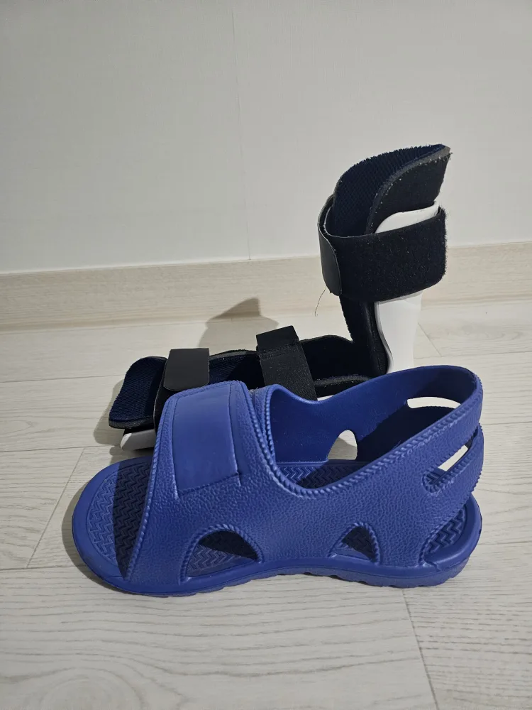 반깁스 신발,발목 보호대(중고)