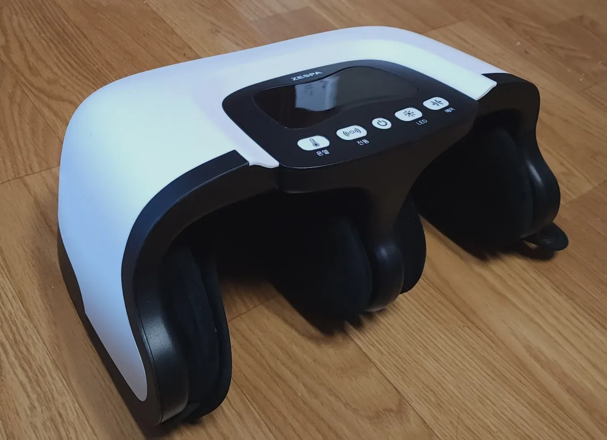 무릎 마사지기 무선 온열 찜질 안마기 (중고)