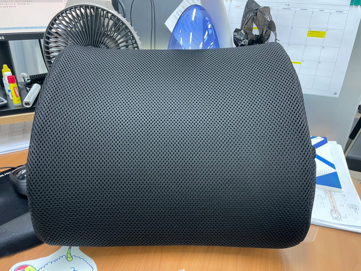 의자 허리 받침 요추 받침대 사무실 허리쿠션 등받이 등쿠션 메모리폼