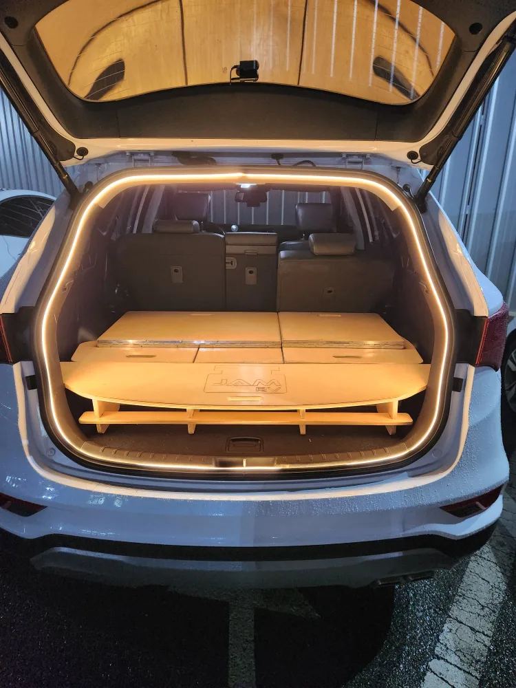 싼타페dm더프라임  5인승 차박평탄화박스팔아요