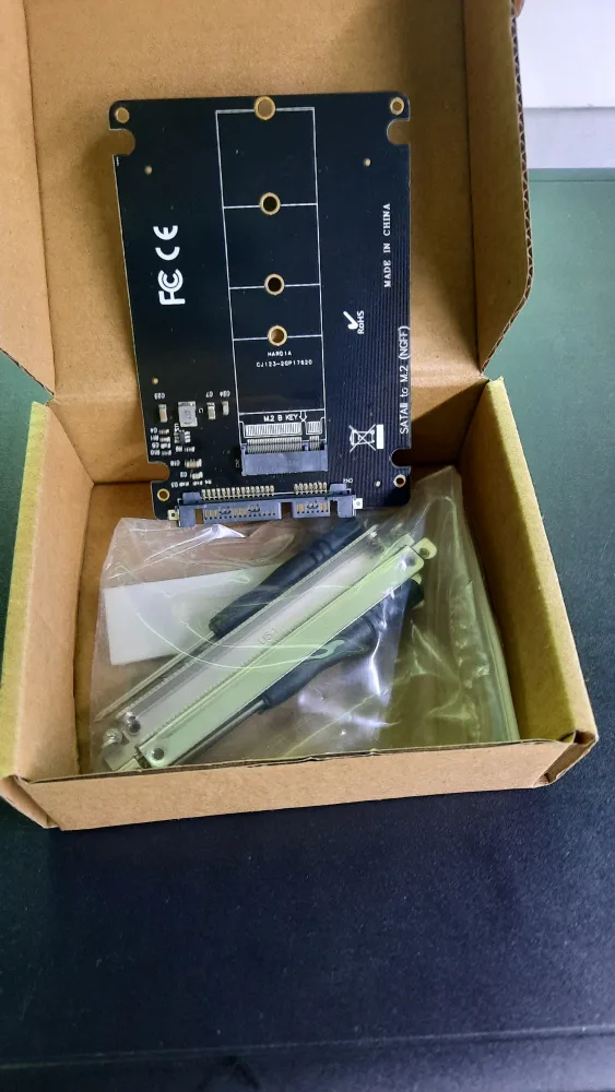 S ATA 3.0 -> M2B key SSD 아답터