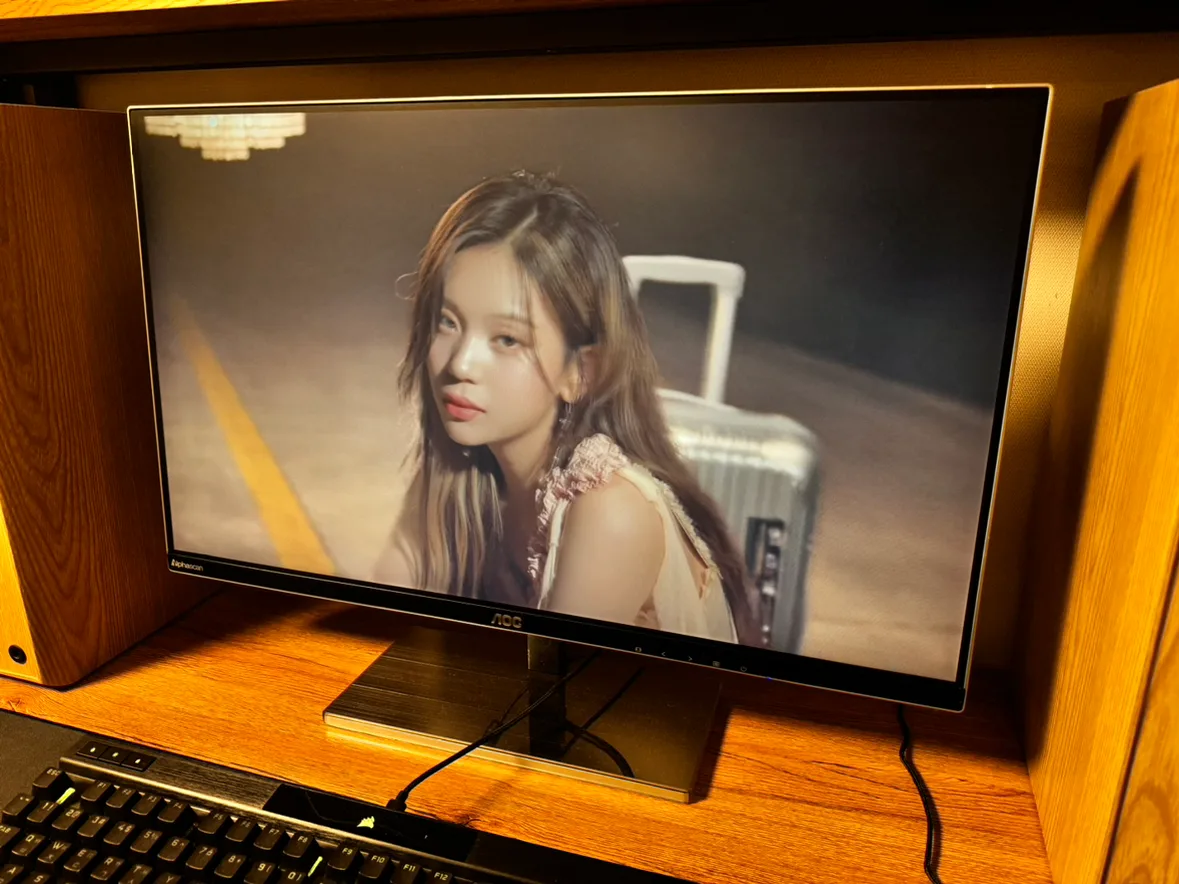 알파스캔 AOC 2777 프리싱크 시력보호 무결점 27인치 모니터