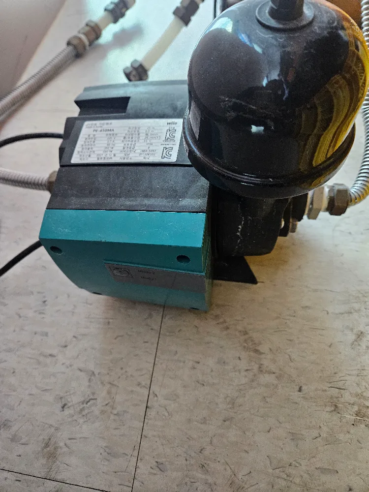 윌로 가정용 가압펌프 중고 팝니다.