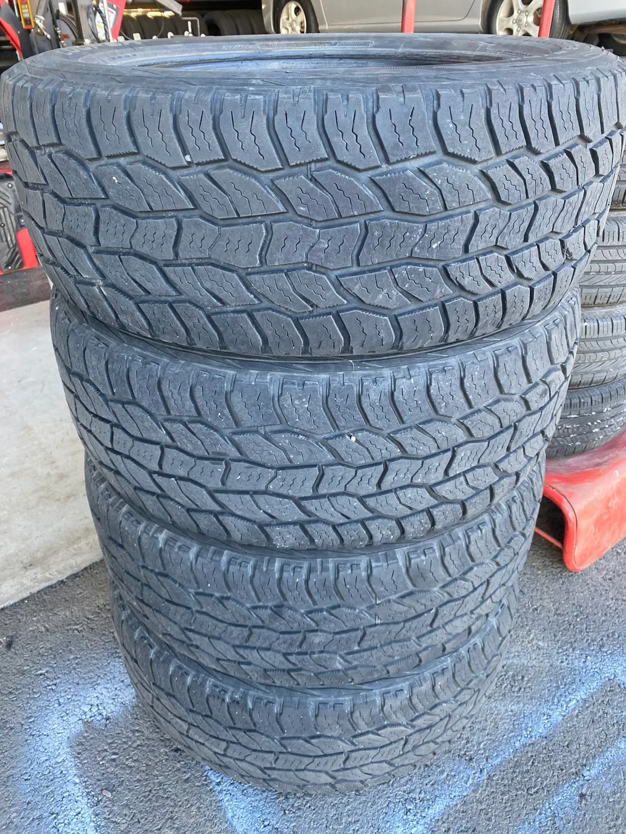 쿠퍼 타이어 at3 2755520 한대분 중고