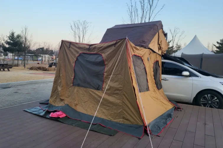 힐렌더 1900. 루프탑 텐트. + 어넥스