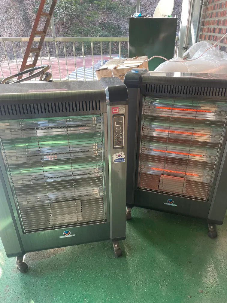 중고 원적외선 카본/열풍히터 2개 팝니다 (개별구매가능)