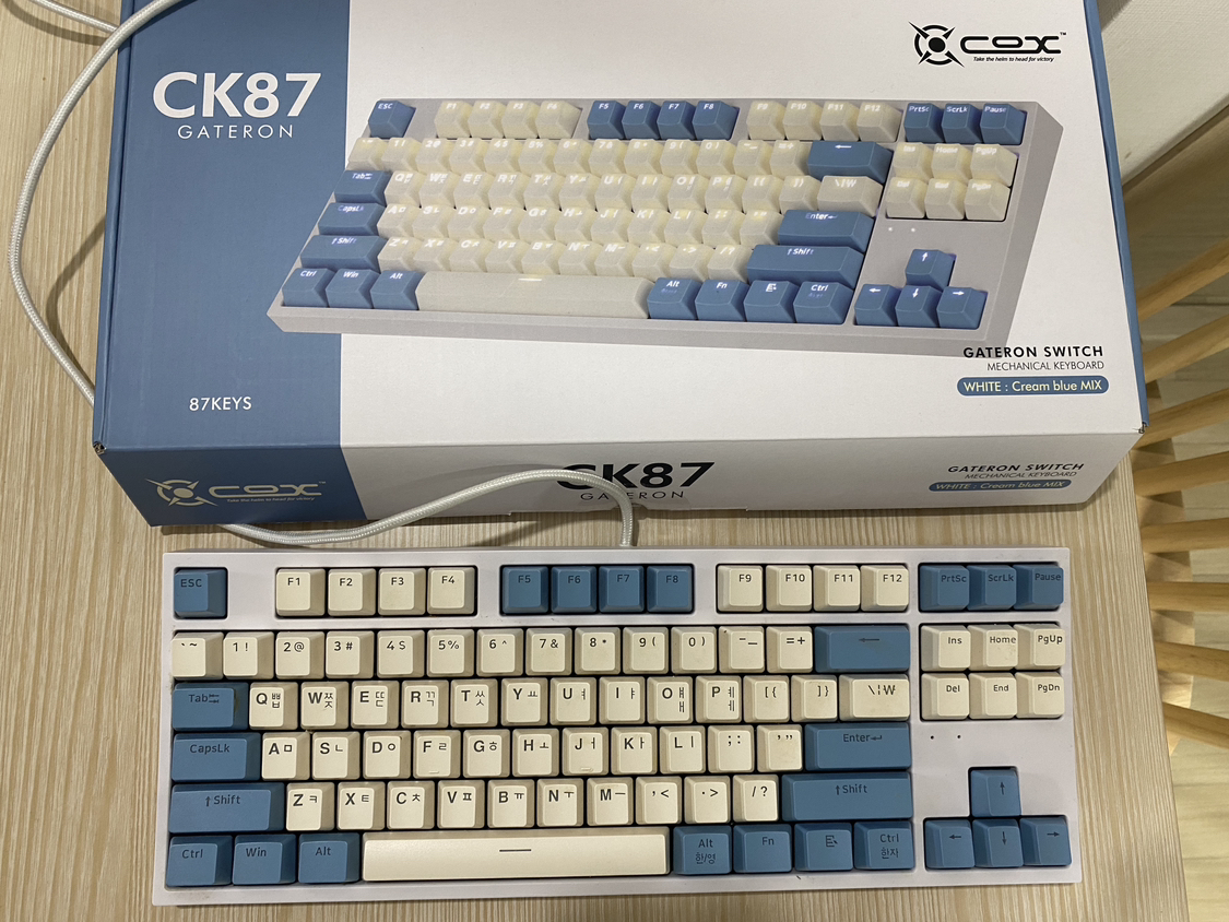 COX CK87 텐키리스 황축 ... | 당근 중고거래