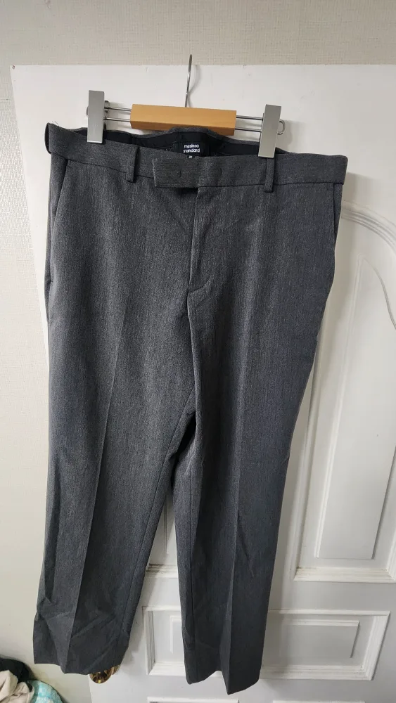 무탠다드 세미와이드 그레이 슬렉스