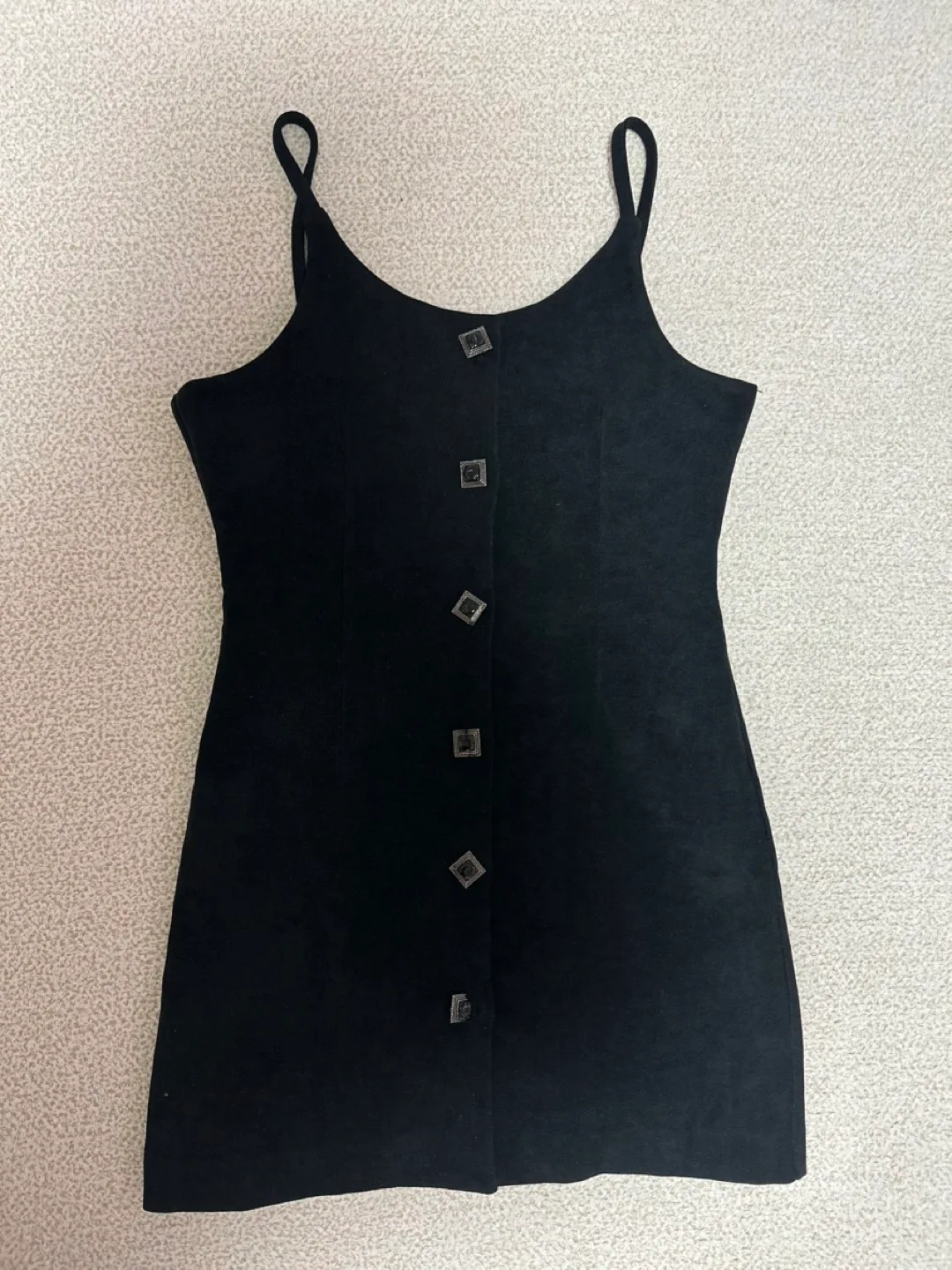 📍중고📍벨벳 미니 블랙원피스 S