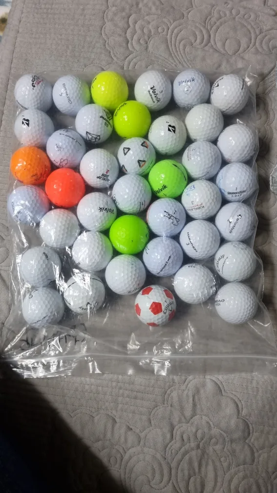 중고 골프공 40개