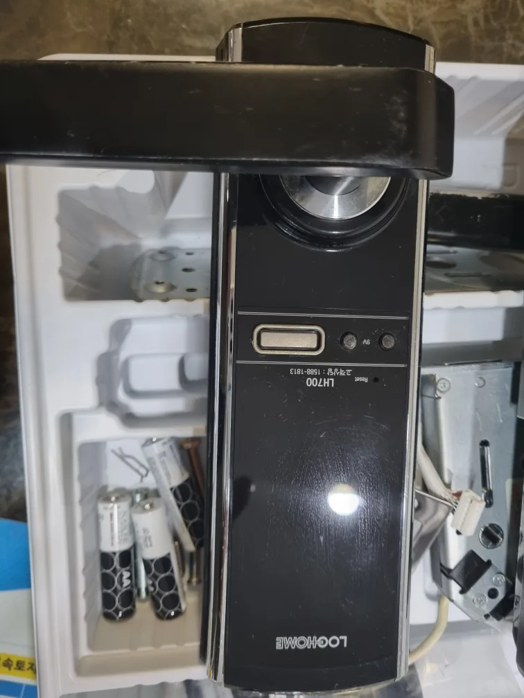 중고 주키 손잡이도어락입니다