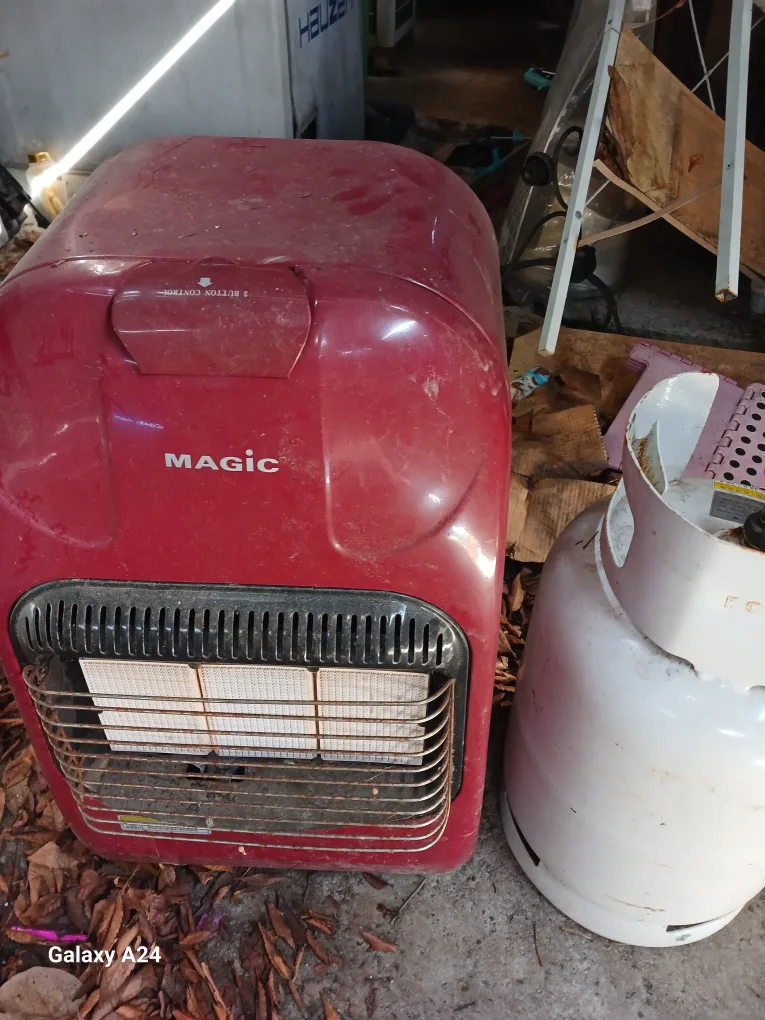 중고 부탄 가스 난로