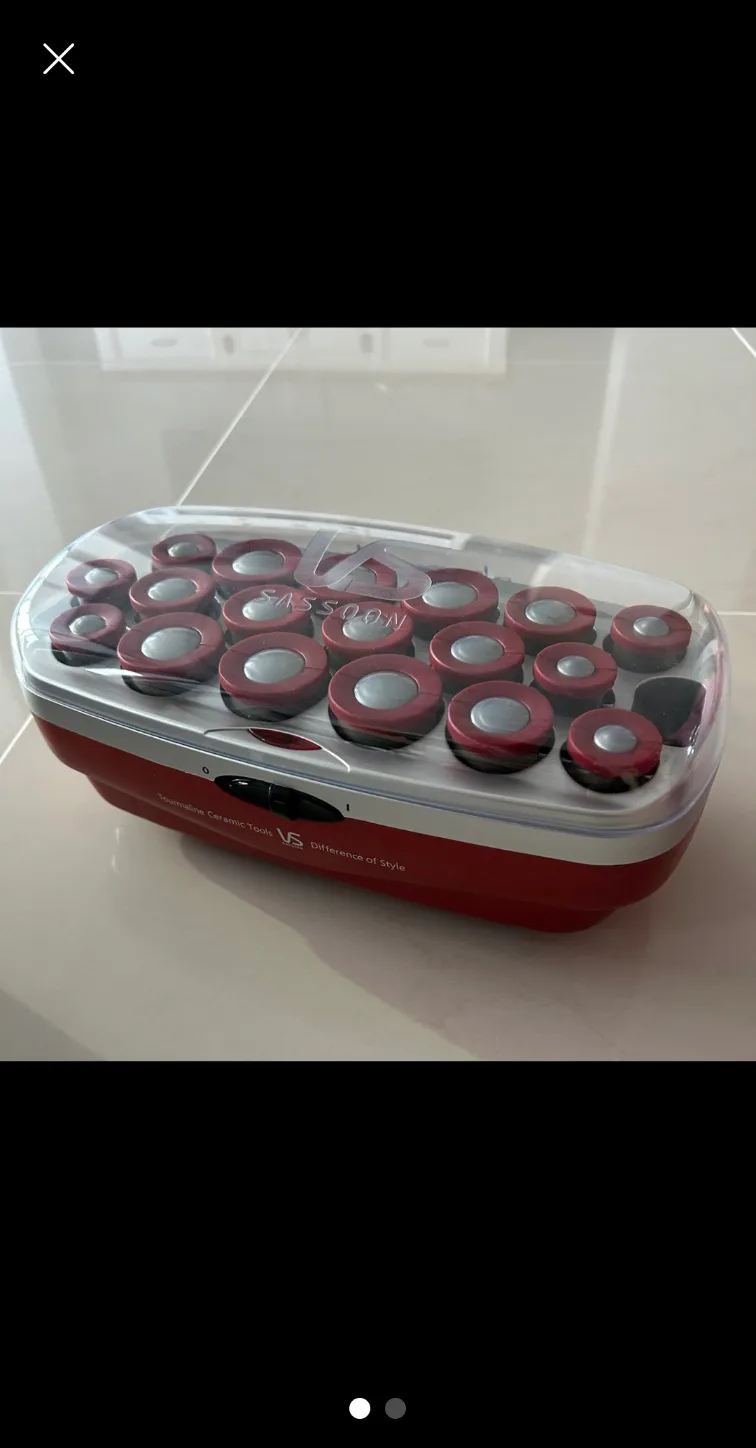 중고입니다 반값에 팔아요! 헤어롤 고데기