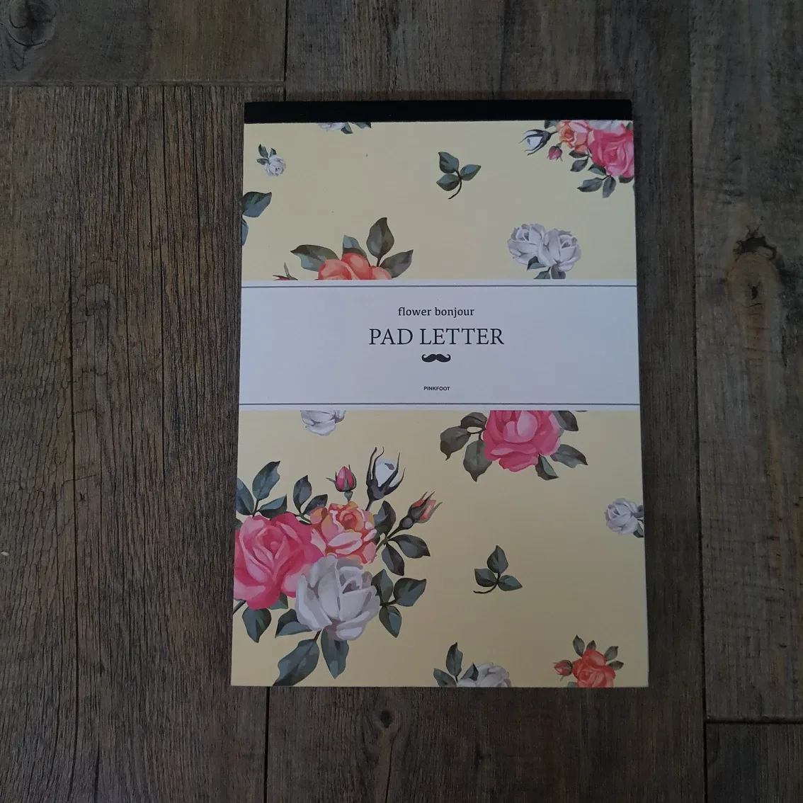 중고 꽃무늬배경 패드 편지지 묶음