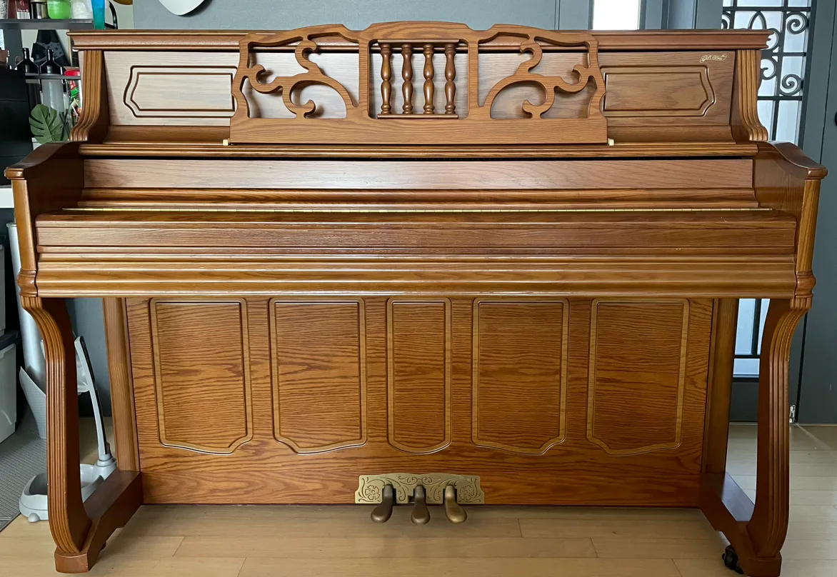 영창 웨버 PF-43M/PF43M 최고급 콘솔 중고피아노