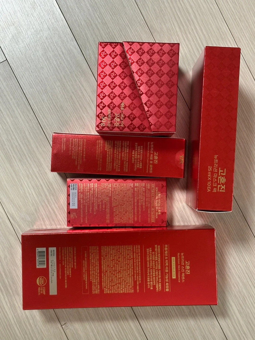 고혼진 풀세트 (에센스/크림/선크림/마스크팩/폼클렌징)