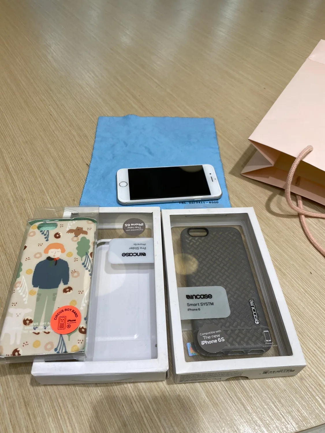 아이폰6s 64기가 실버 및 케이스3종