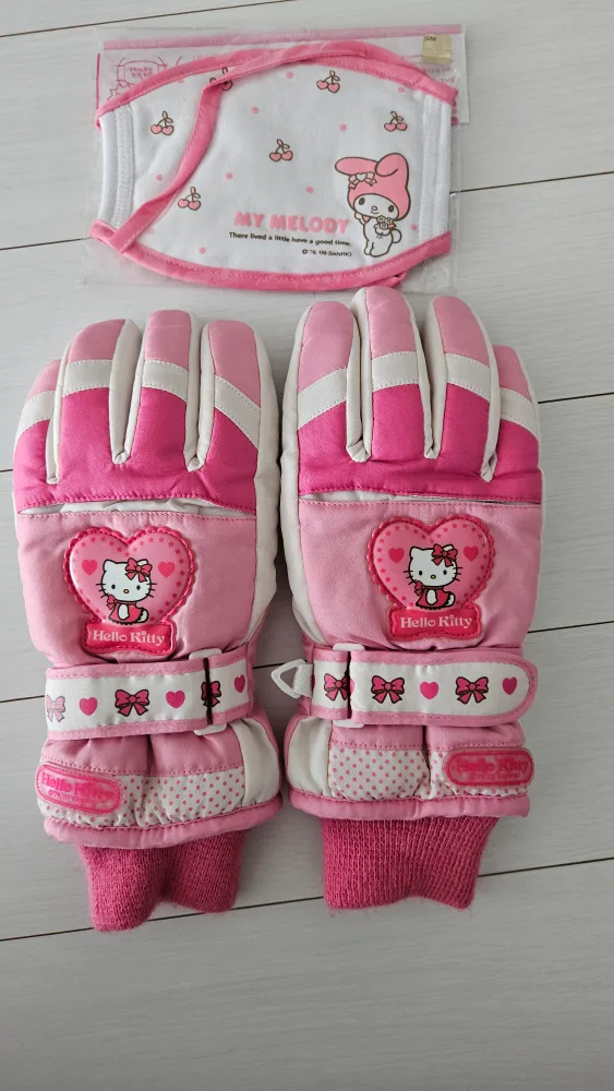 눈썰매 장갑(중고)+마스크(새거)