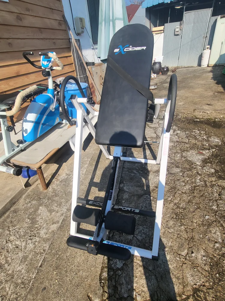 거꾸리 와 실내 자전거