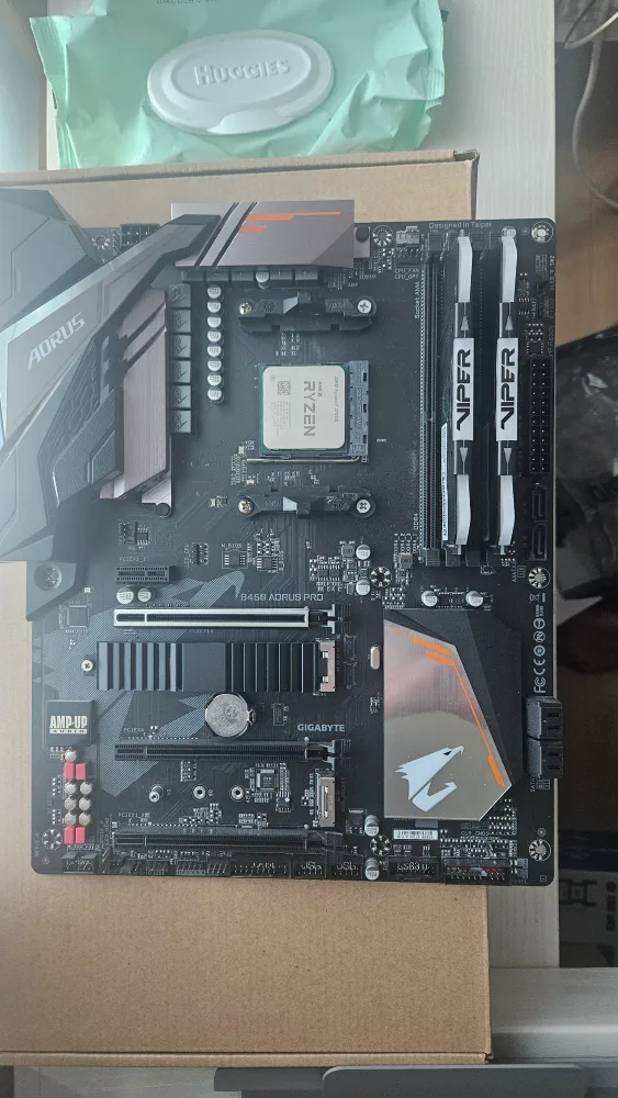 중고 메인보드, cpu,램  세트 팝니다