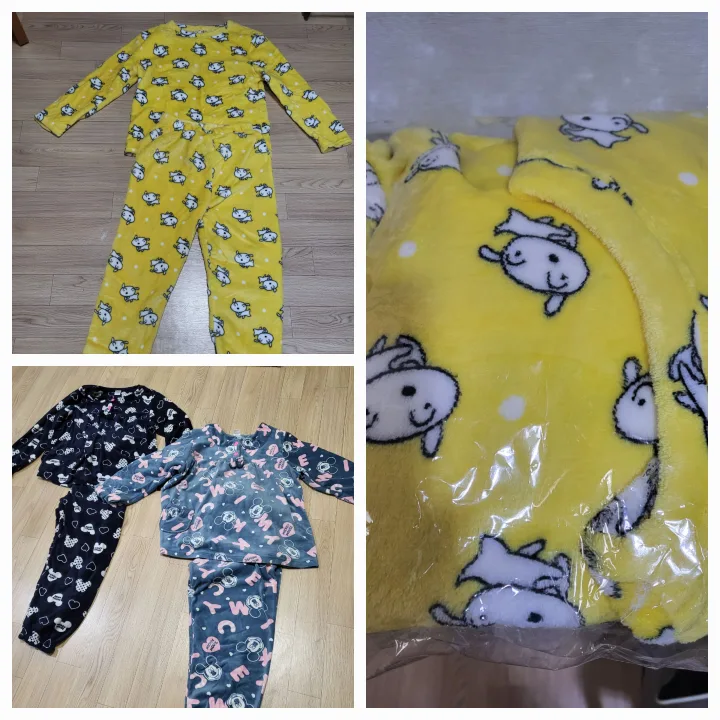 수면잠옷 총4벌 일괄(새것2,중고2)