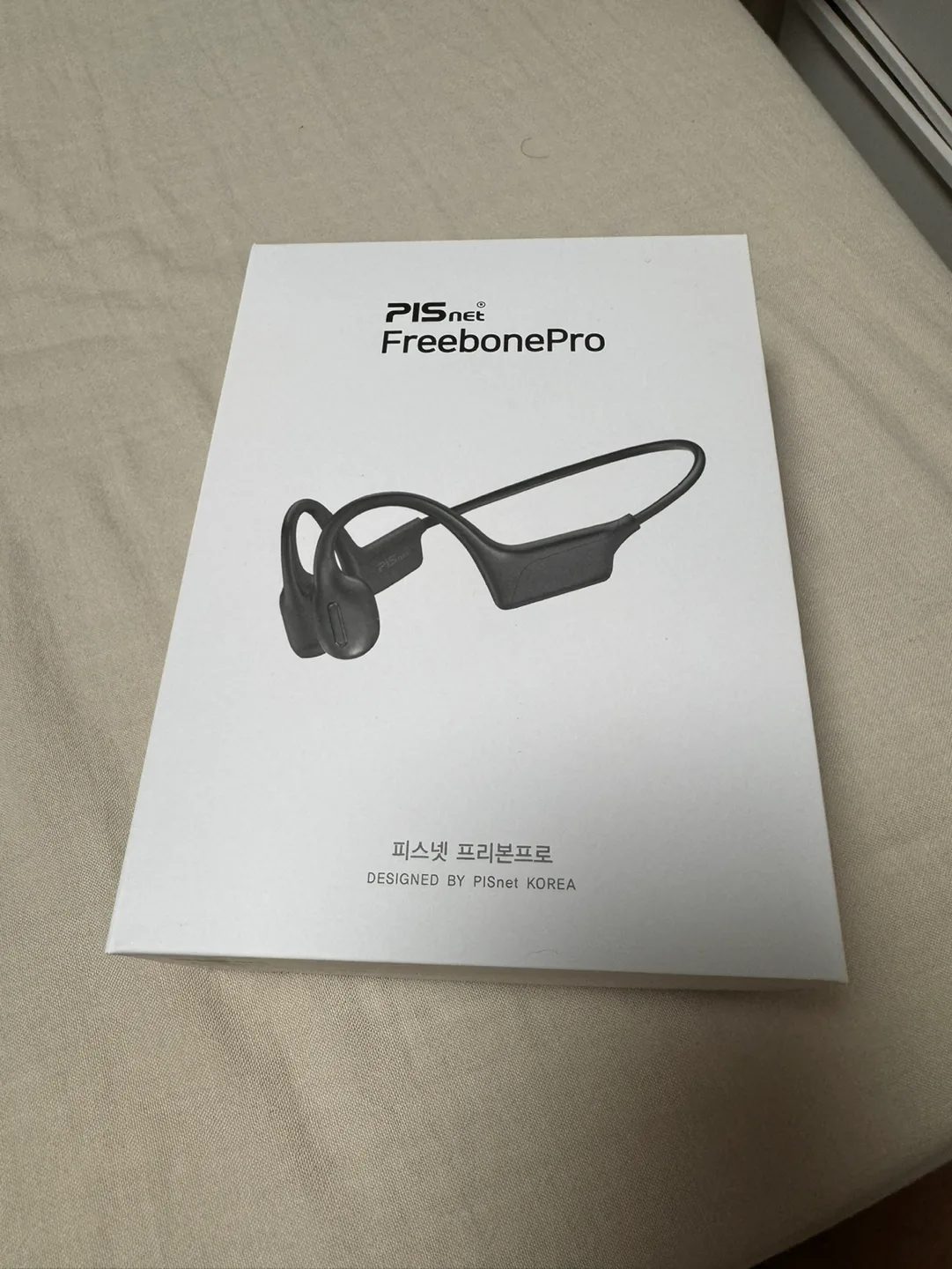 피스넷 무선 골전도 블루투스 이어폰 저렴하게 팝니다.