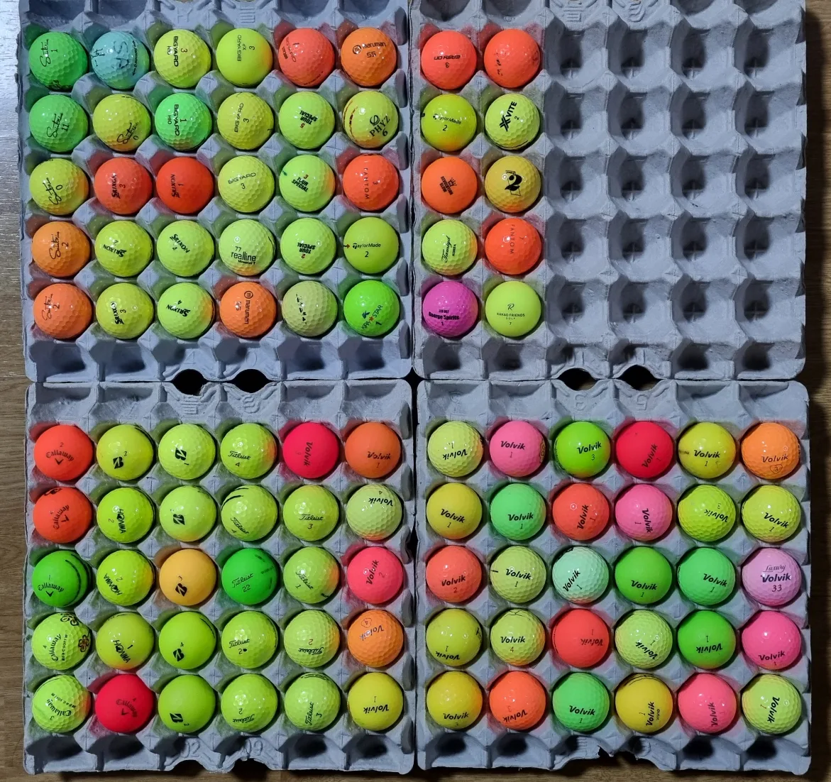 로스트볼 / 중고골프공 / 컬러볼 100