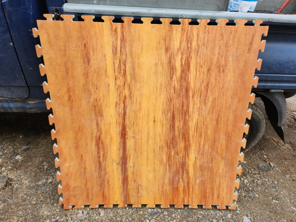 중고퍼즐고무매트