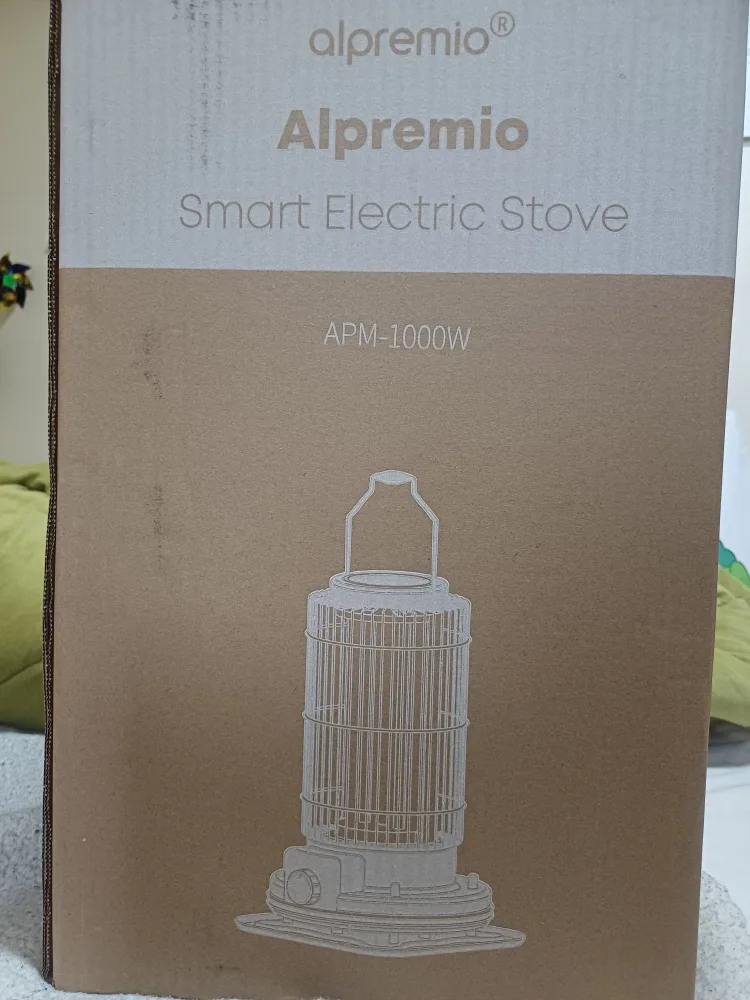 박스 미개봉 새상품 알프레미오 스마트폰 전기 히터 화이트