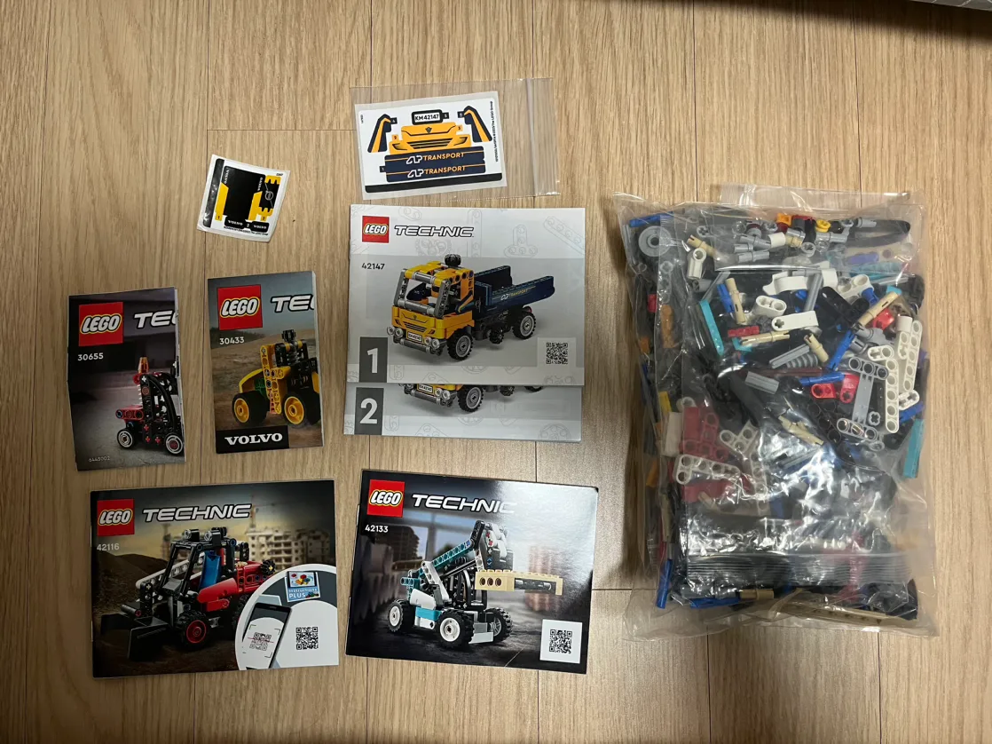 레고 30433 30655 42116 42133 42147 중고 판매합니다.