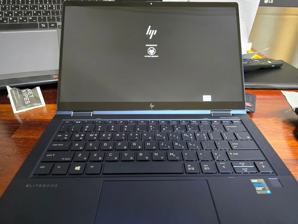 노트북 HP 엘리트 드래곤플라이 G2 블루 13.3 코어i7 512GB  16GB