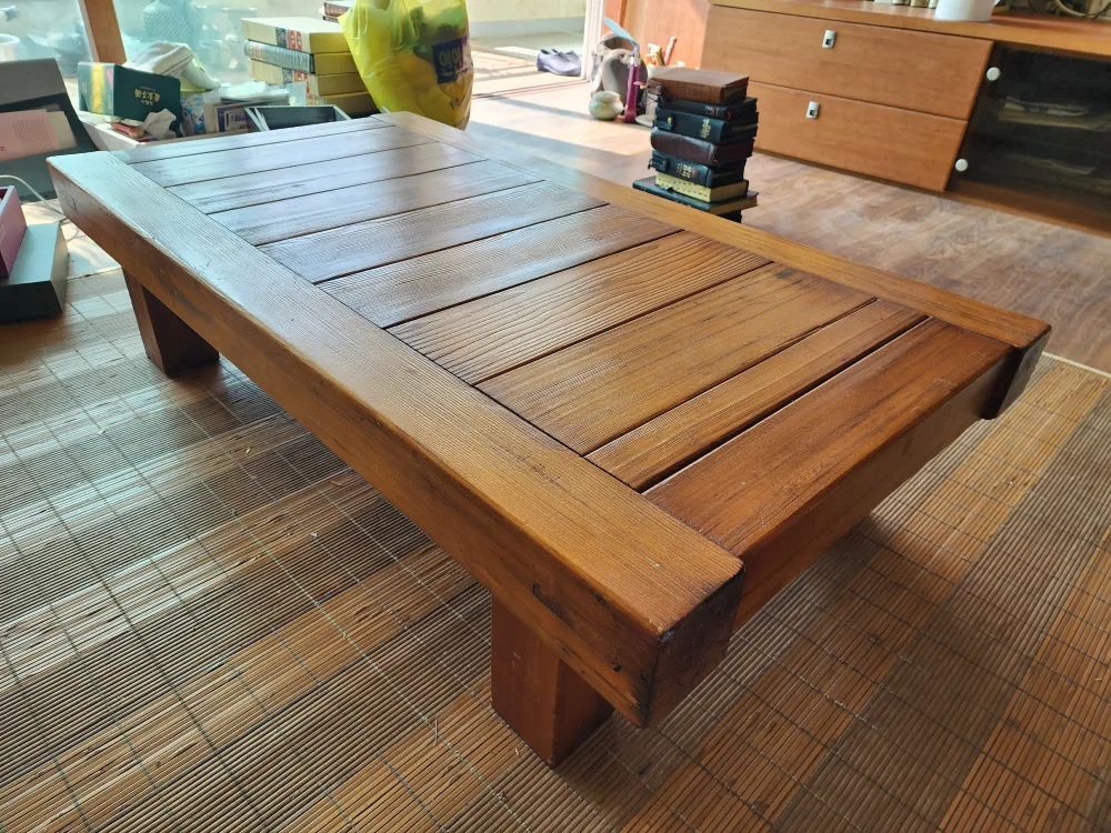 원목 중고 거실 테이블 팝니다