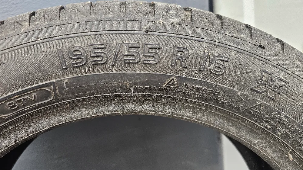 미쉐린 19/55/R16 중고타이어 팝니다