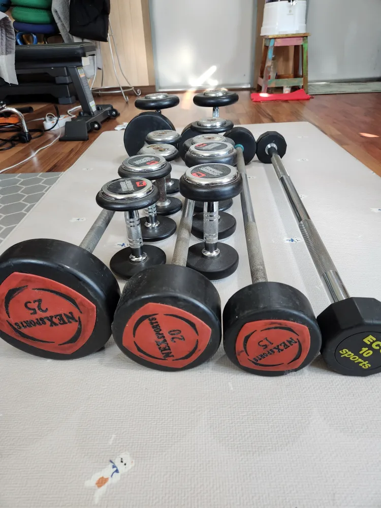 덤벨 바벨 신품중고