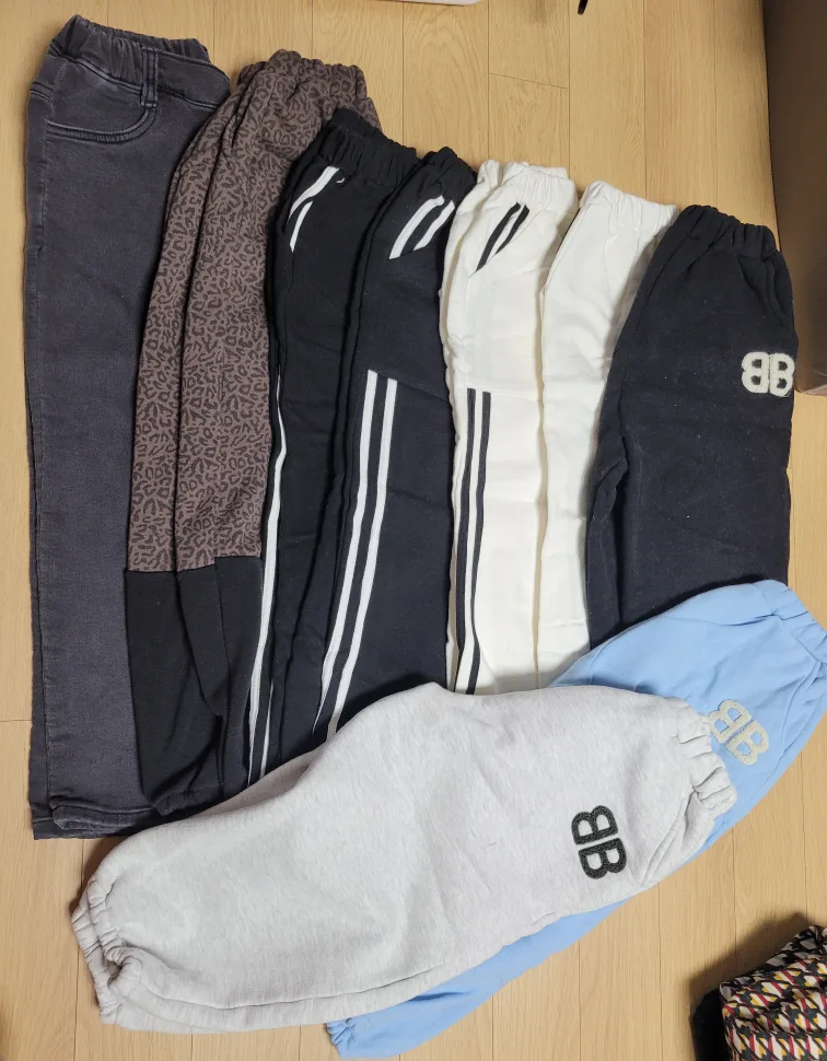 120 바지 남여공용 9장모두