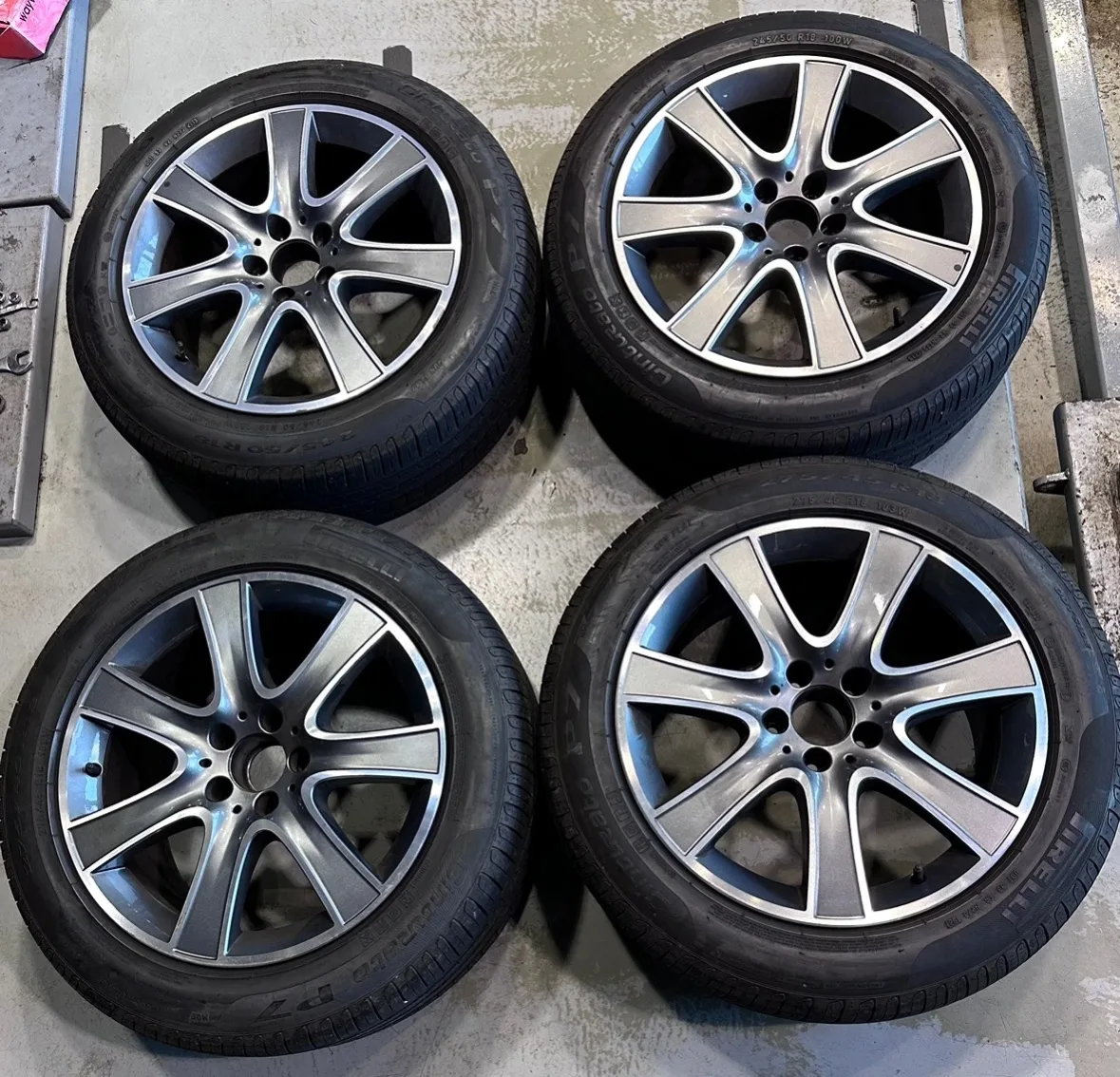 정품 벤츠 s클래스 중고 18인치 휠타이어