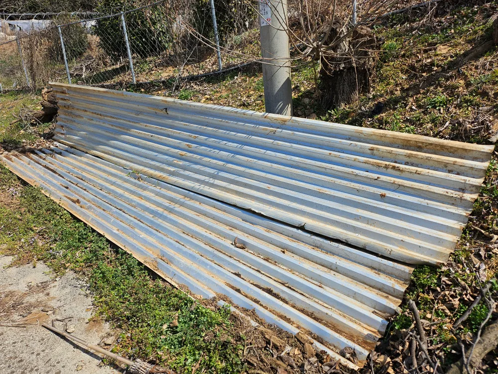 중고 함석 강판 팝니다.