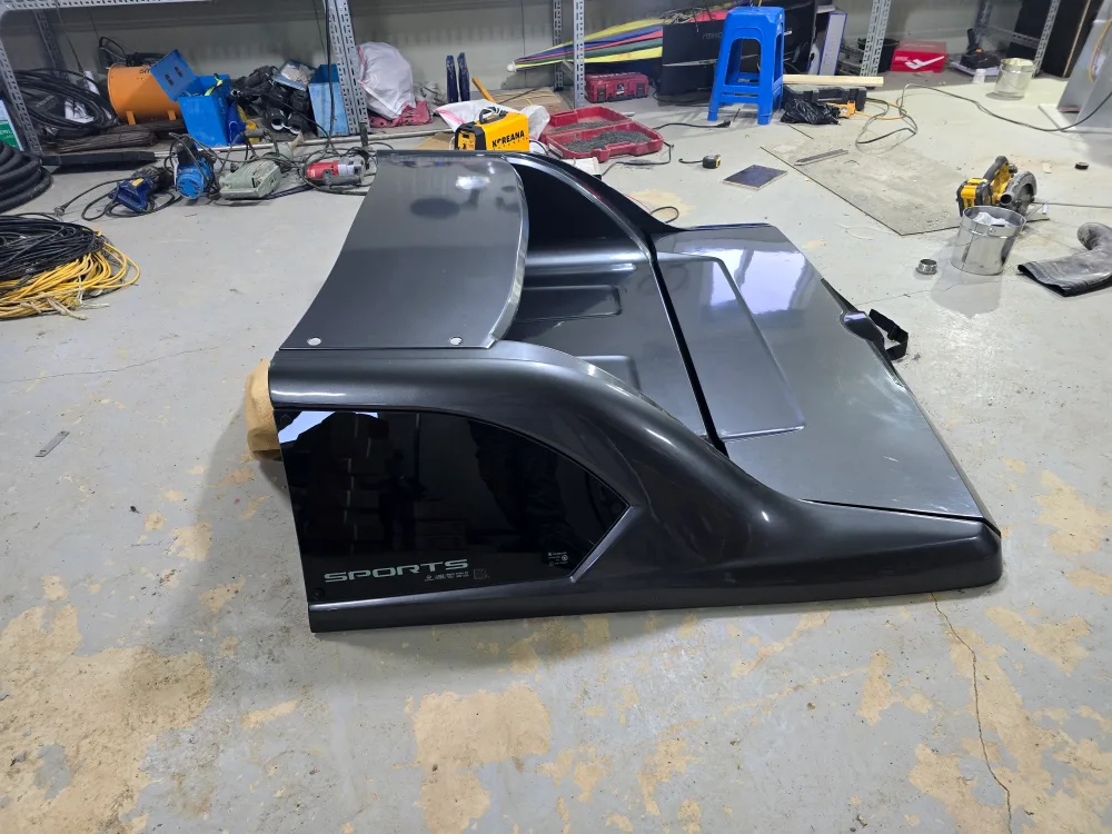 렉스턴 스포츠 적제함지붕