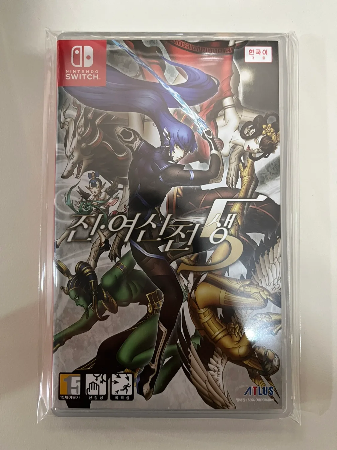 닌텐도 스위치 진여신전쟁5 중고 팝니다.