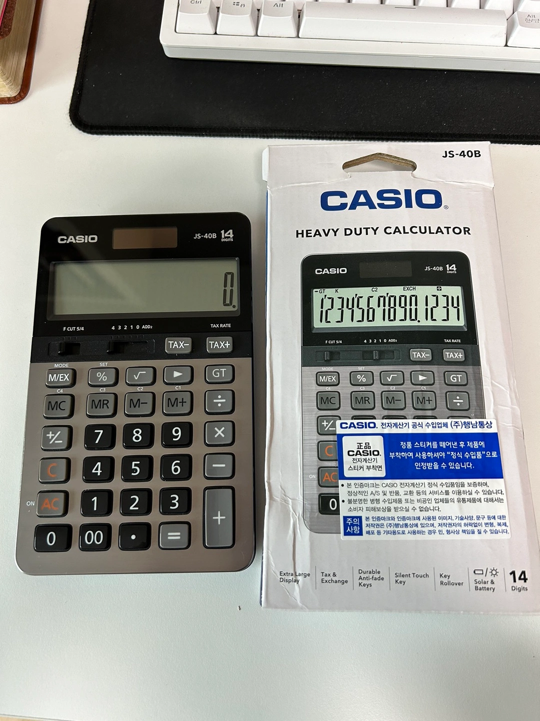 Js 40b 카시오 JS-40B 계산기 팝니다 | 사동 | 디지털기기 | 당근 중고거래