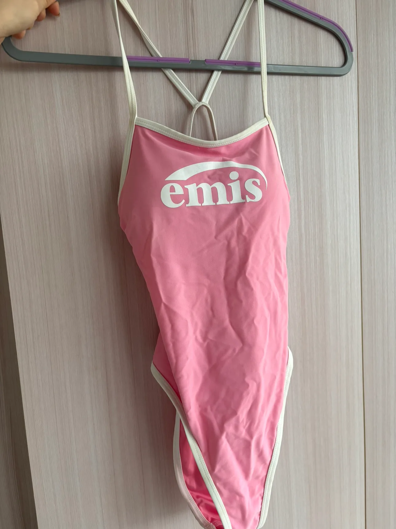 이미스 수영복 핑크 s사이즈 1회 착용품