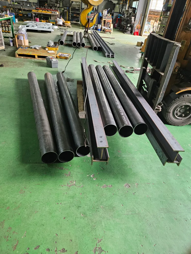 중고잔재 H 빔 및 파이프