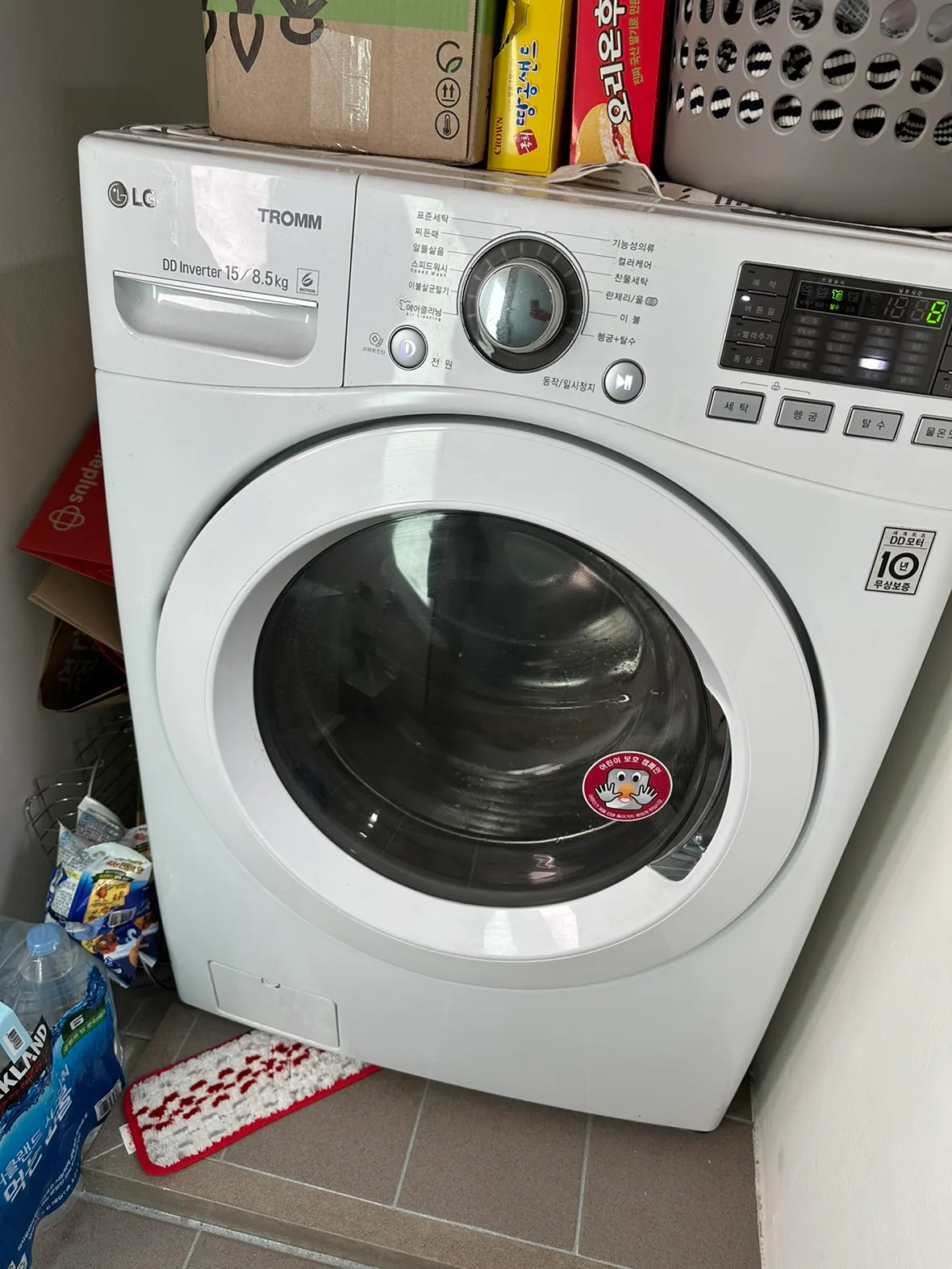 LG  트롬 드럼세탁기 8.5kg 중고판매합니다