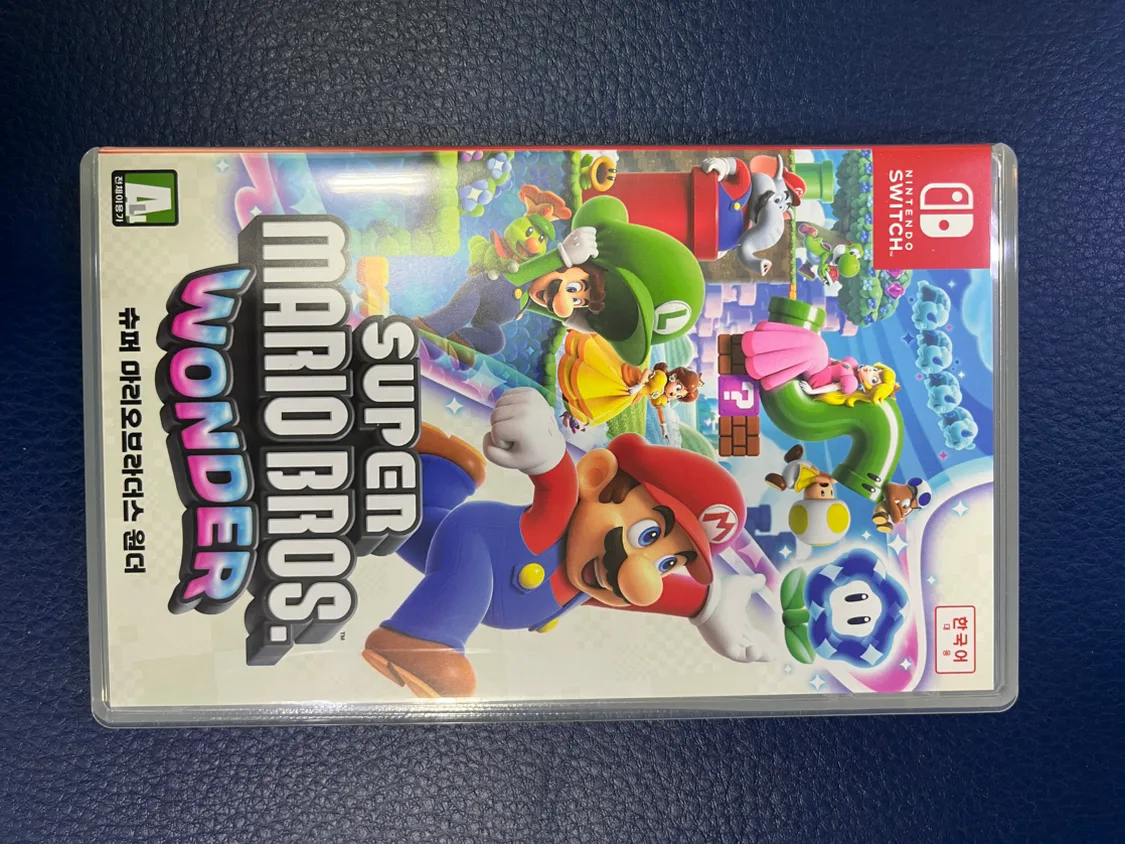 닌텐도 스위치 슈퍼마리오 원더 중고 팝니다.