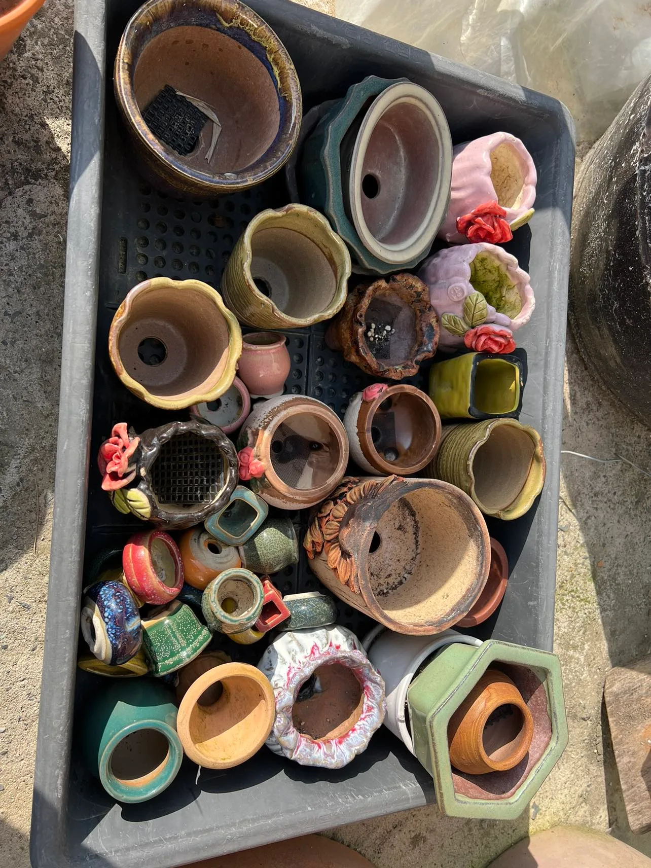 중고 화분(세트판매)